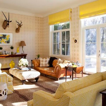 Happy Daffodil Yellow Family Room