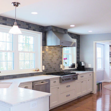 Bethesda, MD White Kitchen Remodel