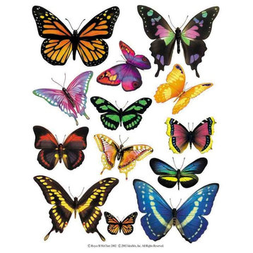 Butterfly 2-Sheet IdeaStix Accents Peel and Stick