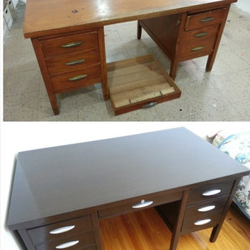 Standard Desk Company Engineers Desk Refinish