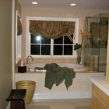Master Bath Overlooking Private Garden