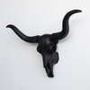 Faux Longhorn Skull Mini, Black