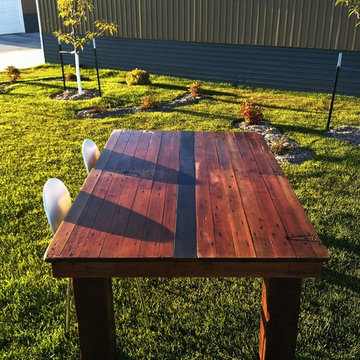 Rustic Reclaimed Wood Dining Table