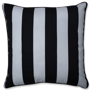 The Pillow Collection Betchet Geometric Pillow Black 