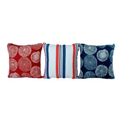 Bella Coastal Decorative Pillows - Decorative Pillows