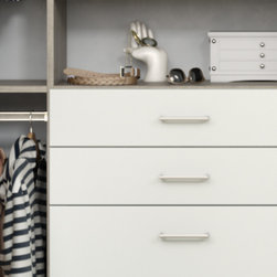 Metro Brushed Nickel Hardware - Storage And Organization