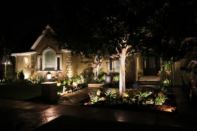 Southwest home design photo in Raleigh