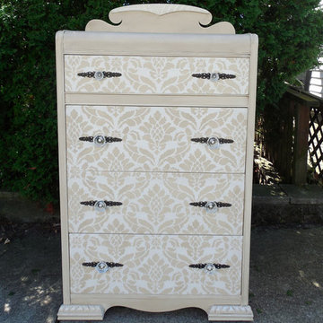 Classic Damask Stencil Projects