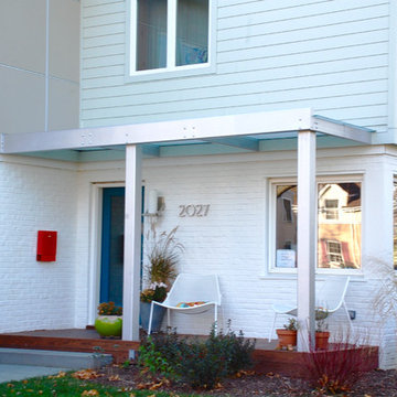 Modern Home in Glenview, IL Siding James Hardie Siding