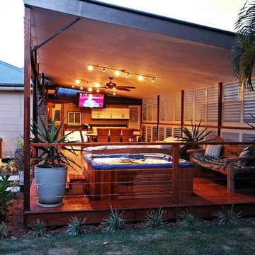 Moveable Aluminum Bahama Shutters