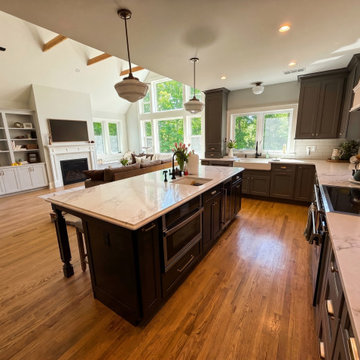 Open Concept Kitchen | Two-Level Addition Allendale NJ