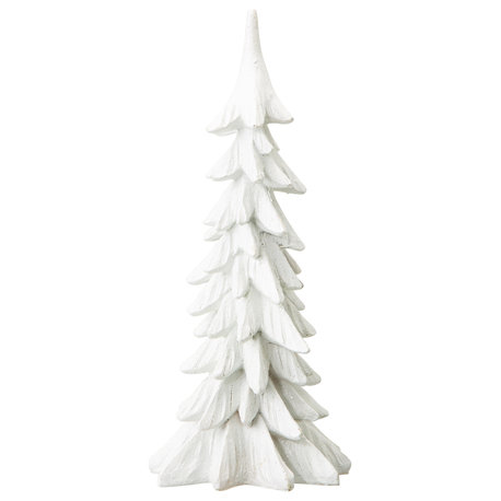 14.75"H Resin Christmas Table Tree Decor