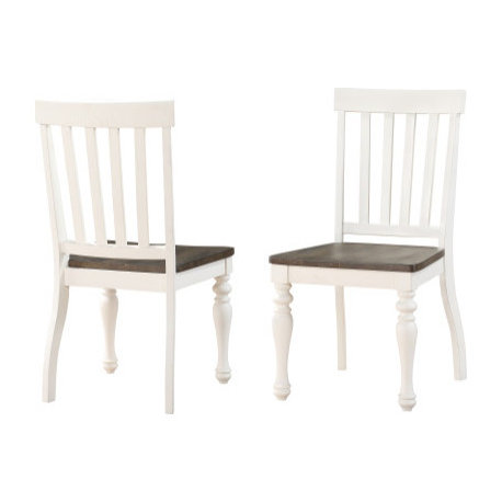 Joanna Two Tone Side Chair, Set of 2, Counter Chair