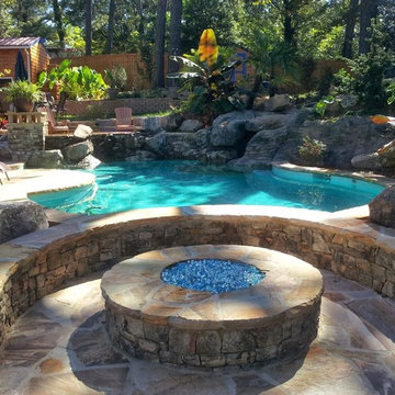 Tropical Free Form Pool