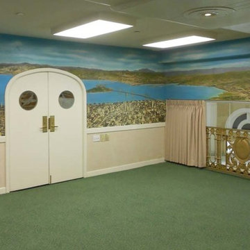 Art Conservation & Restoration. Mural. 1936.Chancellor Hotel San Francisco.