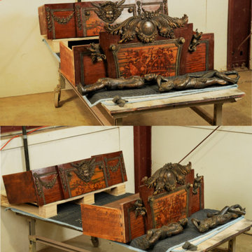 Marquetry Commode Restoration | Antique French Furniture Before and After