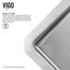VIGO 30" Mercer Stainless Steel Undermount Kitchen Sink, With Kitchen Sink, Grid