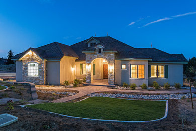 Tuscan exterior home photo in Other