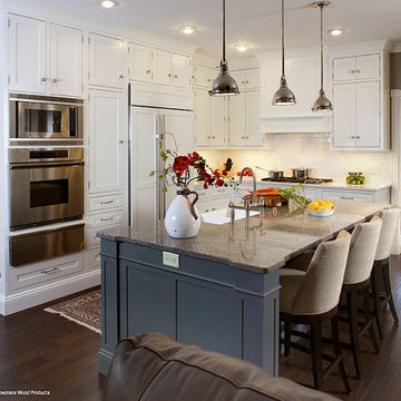 Door style: Pendleton 275 Inset | Species: Paint grade | Finish: White