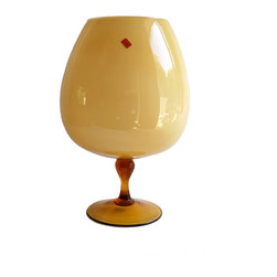 ITALIAN BRANDY BALLOON IN BUTTERSCOTCH AMBER NO. 1 - Vases