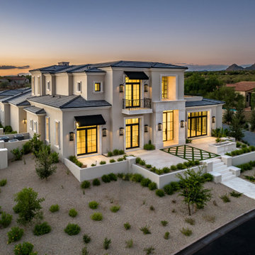 Front Elevation with Desert Views