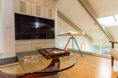 Photo of a contemporary family room in Other.