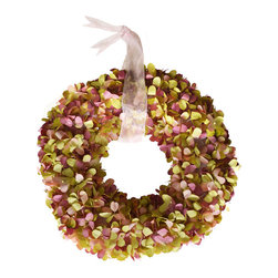 Shea's Wildflower - 14" Lilac Wreath - Wreaths And Garlands