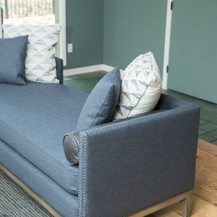 Photo of a bohemian basement in Columbus.