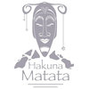 Hakuna Matata Wall Decal, Silver, 31"x45"