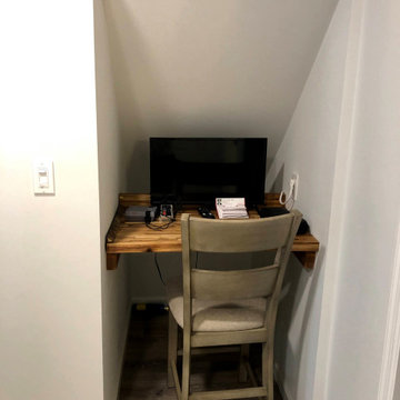 Basement Renovation Before & After