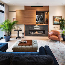 Dark and stormy master bedroom