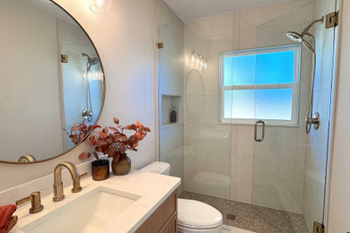 Inspiration for a transitional bathroom remodel in Other