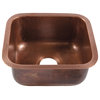 Orwell Copper 17" Single Bowl Undermount Kitchen Sink