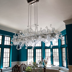 Crystal Chandelier and Sconces - Chandeliers