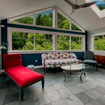 Moss Building & Design Sunroom with Radiant Heating