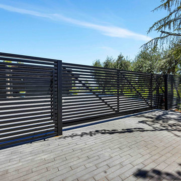 Custom Automatic Cantilever Gate Installation in Los Altos Hills