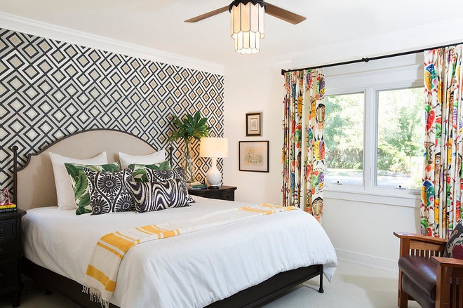 Eclectic Bedroom by PepperJack Interiors