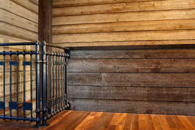 Inspiration for a contemporary staircase remodel in Other