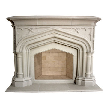 English/ Tudor Fireplace Mantel Styles