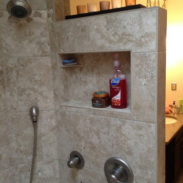 Walk in Tile Shower Sanctuary