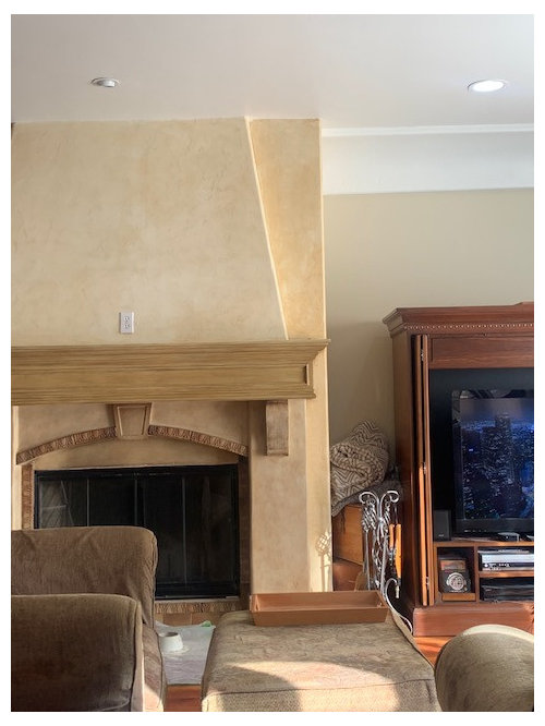 How would you paint this fireplace?