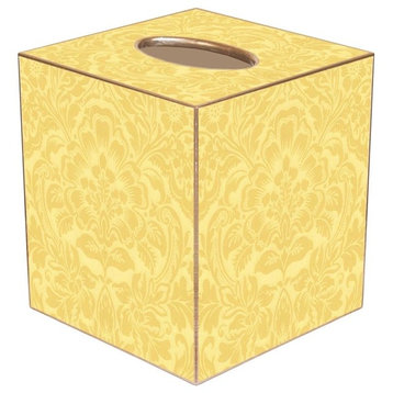 TB1471-Buttercup Damask Tissue Box Cover