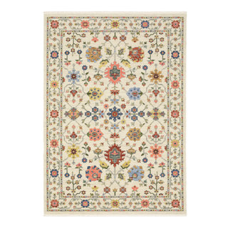 Leoness Floating Floral Indoor Area Rug, 6'7