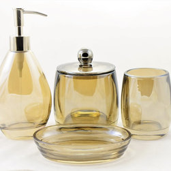 Angus Glass Bathroom Accessory Sets - Products