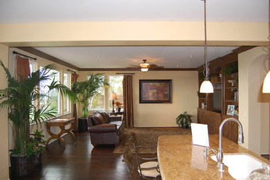 This is an example of a traditional living room in Los Angeles.