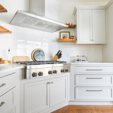 Floating Shelves Frame Stainless Hood