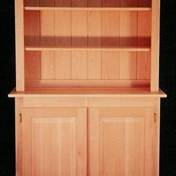 Red Oak Country Hutch - China Cabinets And Hutches