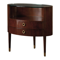 Oval Night Table - Baker Furniture - Nightstands And Bedside Tables