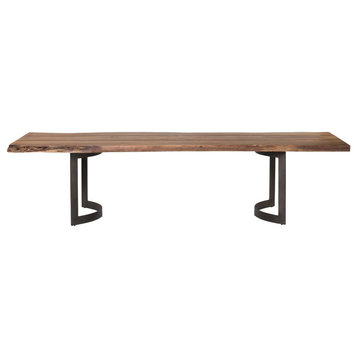 Bent Dining Table Small Smoked