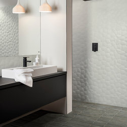 Mandara White Honeycomb Textured Matte Tile - Products